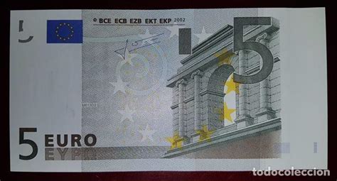 españa v billete 5 euros 2002 firma trichet con   Comprar Billetes ...
