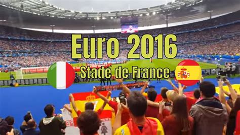 España vs Italia Himnos Euro 2016 Stade de France   YouTube