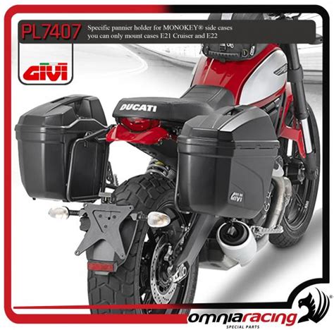 específico Givi E21 E22 Monokey serón soporte Ducati ...