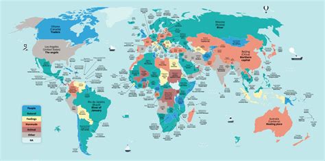 Este é o mapa Mundo que traduz os nomes de todos os países