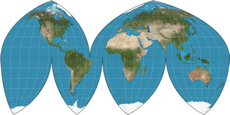 Este mapa del mundo parece estar mal, pero en realidad es casi perfecto