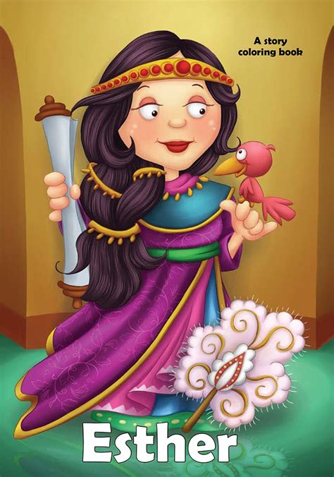 Esther Coloring Book | Bible stories for kids, Bible for ...