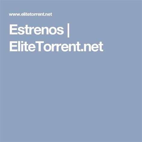 Estrenos | EliteTorrent.net | Amantes, Cine