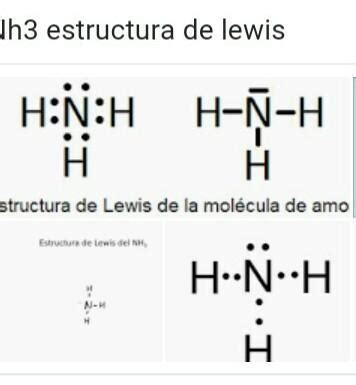Estructura de Lewis Amoniaco xfiZ :c   Brainly.lat