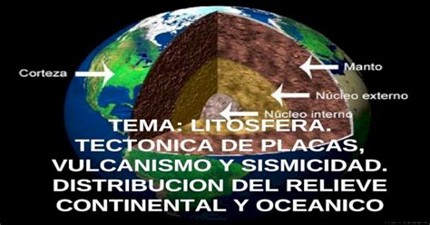 Estructura Interna Tierra. Placas Tectonicas   [PPT Powerpoint]