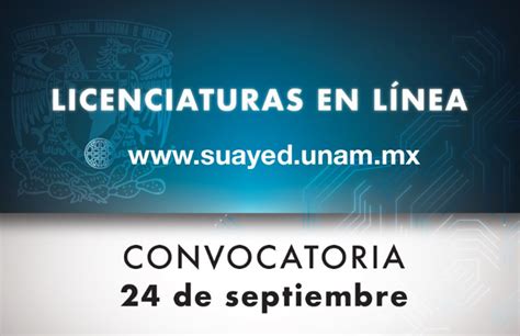 Estudia una licenciatura en línea, la UNAM LA te invita