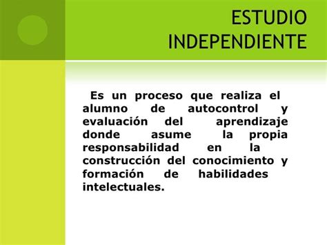 Estudio Independiente