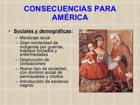 ESTUDIOS SOCIALES: LA COLONIA EN AMÉRICA Y SUS CONSECUENCIAS