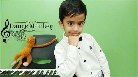 Ethan plays on keyboard   Dance Monkey ...