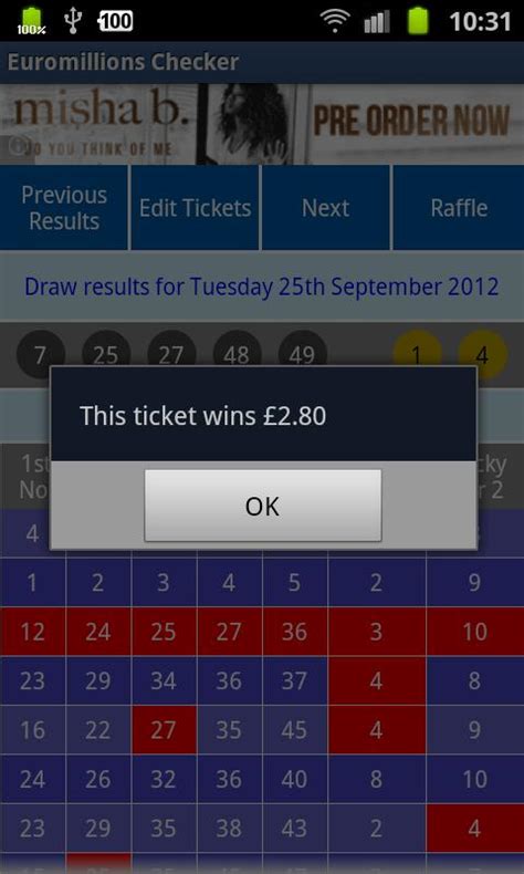 Euromillions Checker   Android Apps on Google Play