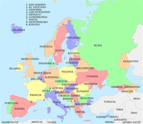 Europa, cuna de la cultura occidental y sus 52 países ...