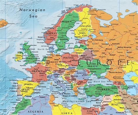 Europe continent | europe map | list of countries in ...