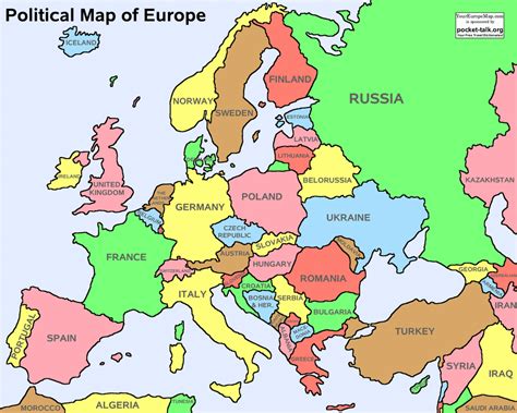 Europe Map With Countries Names_ | United States Map ...