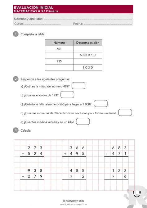 evaluacion inicial recursosep matematicas 3 primaria 001
