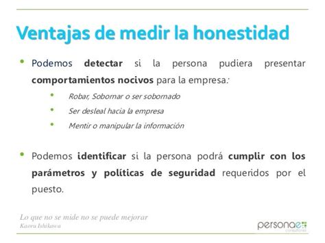 Evaluación y Diagnóstico de Honestidad