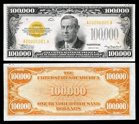 Ever see a $100,000 bill? That and other discontinued ...