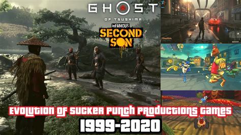 Evolution of Sucker Punch Productions Game 1999 2020   YouTube