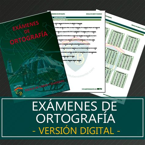 Exámenes Guardia Civil de Ortografía   Versión Digital ...