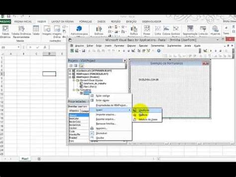 Excel e Vba   Abrir e Fechar Formularios VBA   YouTube