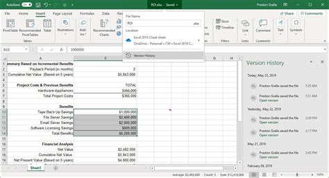 Excel for Office 365 cheat sheet | ITworld