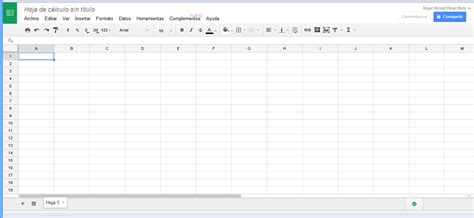 Excel Online   Como Abrir la Hoja de Calculo de google ...