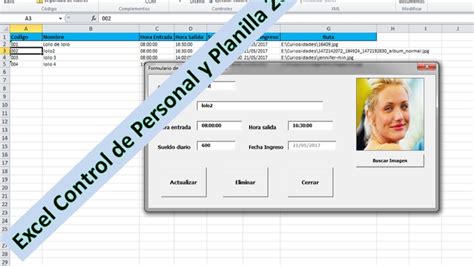 Excel Tutorial 2017, # 1 | Sistema de Control de Personal ...