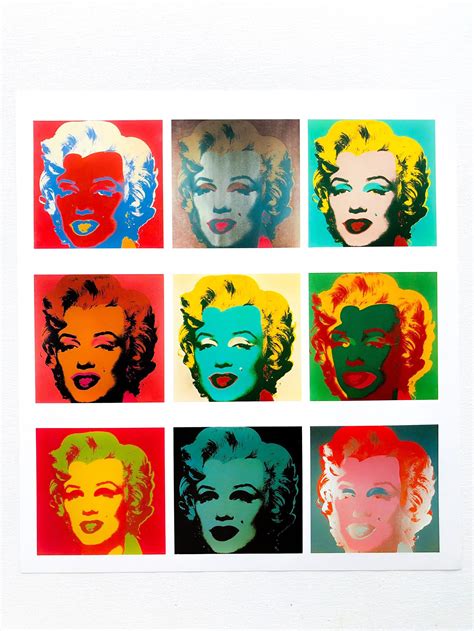 Excited to share this item from my #etsy shop: Andy Warhol / Marilyn ...