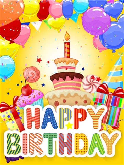 Exciting and Fun Birthday Party Card | Birthday & Greeting ...