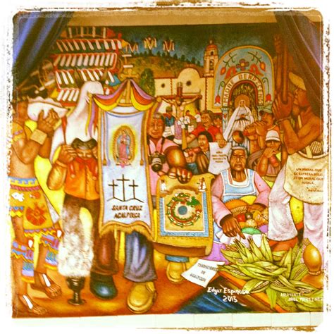 Explicación del mural  Tradiciones y Costumbres Acalpixcan    Conoce ...