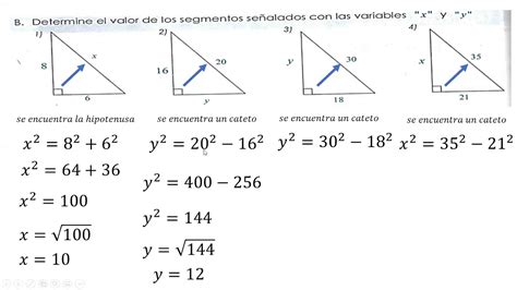 explicación sencilla del Teorema de Pitagoras en ejercicios   YouTube