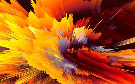 Explosión de colores abstracta Fondo de pantalla 4k Ultra HD ID:4767