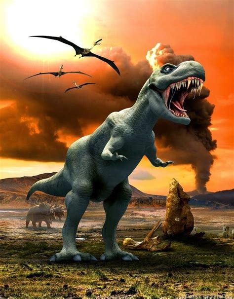 Extinción de los dinosaurios | Cross paintings ...