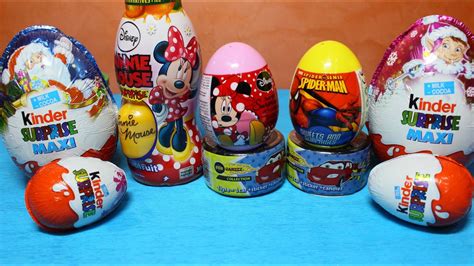 Extra Large Surprise Eggs Kinder Maxi Toys Winter Edition ...