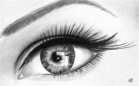 Eye Drawing by Chris Cox   Eye Fine Art Prints and Posters ...