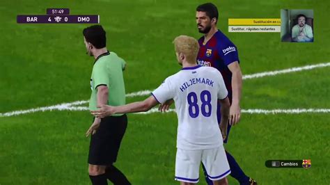 F.C. Barcelona 5 vs Dinamo de Kiev 0 PESS2020   YouTube