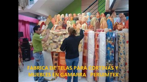 FABRICA DE TELAS PARA CORTINAS Y MUEBLES EN GAMARRA ...