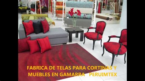 FABRICA DE TELAS PARA MUEBLES Y CORTINAS EN GAMARRA ...