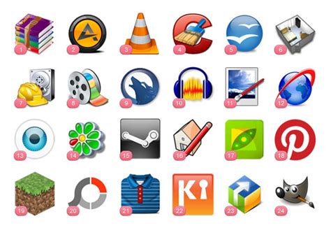 Faça o teste: quais programas esses 24 ícones representam?