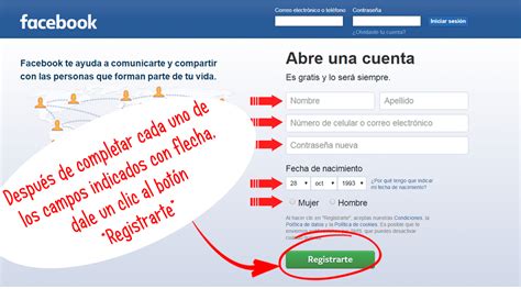 Facebook en Español: Cómo registrarse, crear una cuenta nueva, iniciar ...