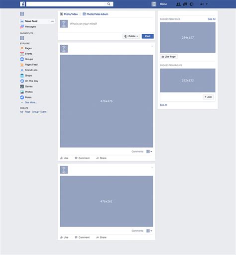 Facebook Template Available for Free Download | StudioStock