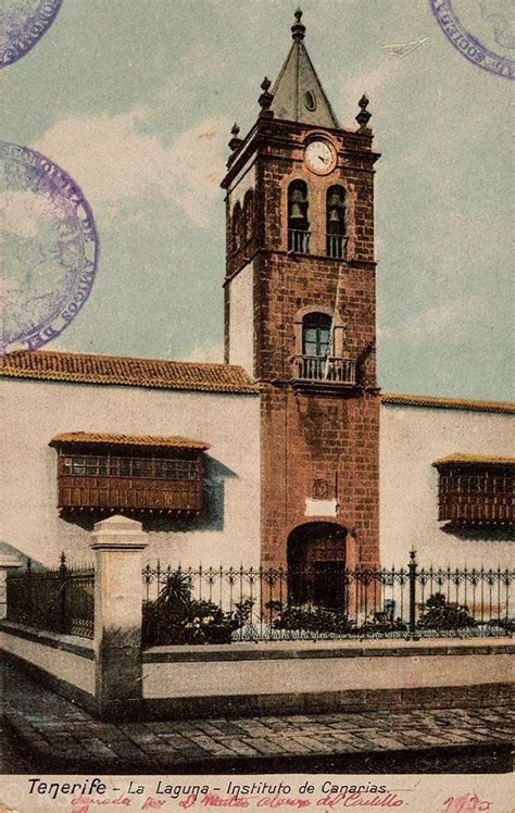 Fachada del Instituto de Canarias. La Laguna