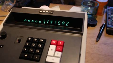 Facit 1126   Early Digital Calculator   YouTube