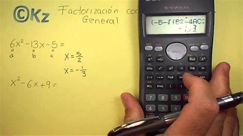 Factorización de una ecuación cuadrática utilizando ...