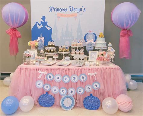 Fairytale Princess themed 1 year old Birthday Party ...