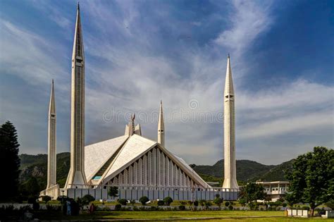 Faisal Mosque In Islamabad Capital Of Pakistan Stock Image ...