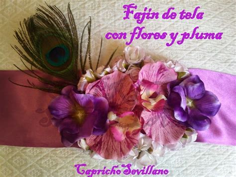 fajin fiesta o flamenca con flores | FAJÍN VESTIDO ...