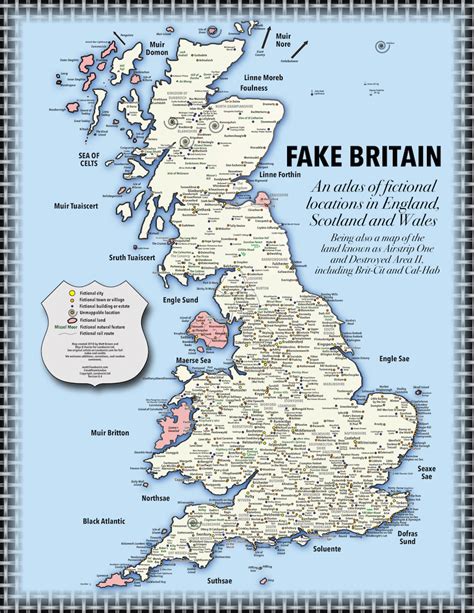 Fake Britain: A Map Of Fictional Locations In England ...