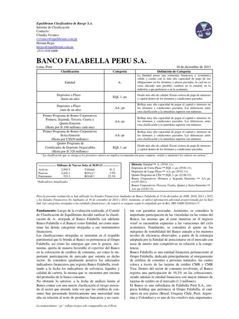 Falabella | Bancos | Visa Inc.