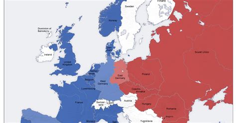 Falando de historia: Mapa de los países capitalistas/ socialistas/ no ...