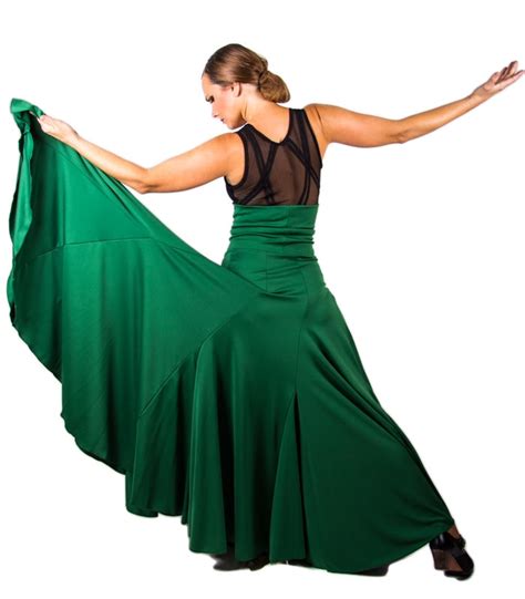 Faldas de flamenca 8 godet cintura alta   El rocio